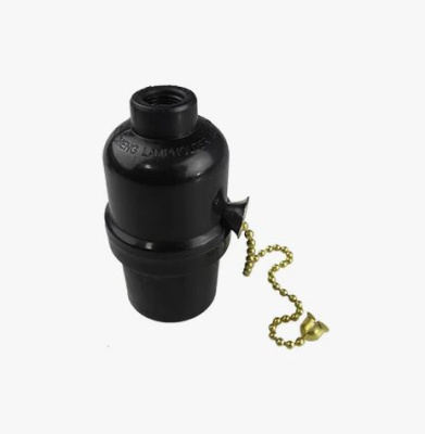 Патрон Е27 подвесной с выключателем 