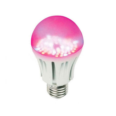 Лампа св/д ASD для растений(фито) прозрач A60 Е27 15вт 6502