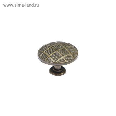 Ручка-кнопка мебельная РК202 цвет бронза