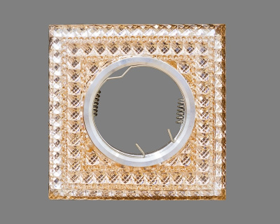 Точечный светильник 627A-2W+TEA-SP(коричн)  с подсветкой