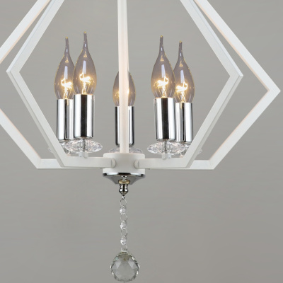 Люстра подвесная S205325/5 WT+CR диам 480мм