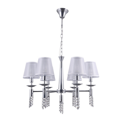 Люстра подвесная D411038/6 CR WT