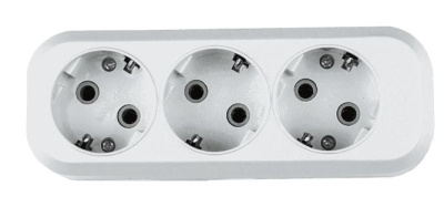 Колодка IONICH("UNIVERSAL") с/з 3гн. 16А