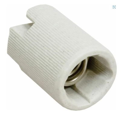 Патрон Е14 керамический