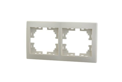 Рамка 2-м Мира горизон. крем.Lezard