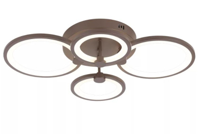 Люстра светодиодная S206601/2+2 с пультом 72W 2K-4K-6K 560*420мм Champaign 