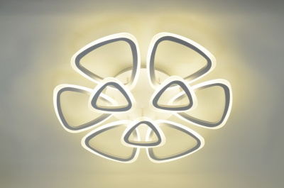 Люстра светодиодная L320133-6+3H LED с пультом 248W CR+подсвRGB диам.730мм