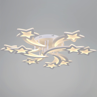 Люстра светодиодная S201150/6+3 WH 234W(18720lm) диам.760