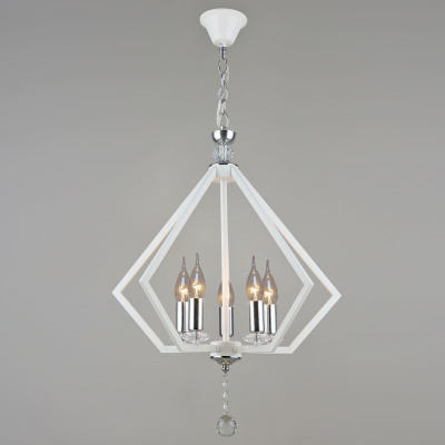 Люстра подвесная S205325/5 WT+CR диам 480мм