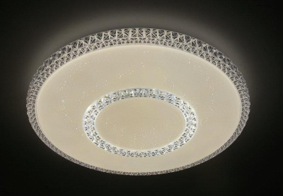 Светильник потолочный L30028 WT LED 96W диам.500 мм БЕЛЫЙ