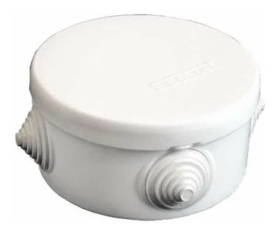 Коробка распр.ОП  У-145 (У-140) d90*45 бел.