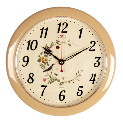 Часы 21 век 2323 пластик (23*23) d=23см