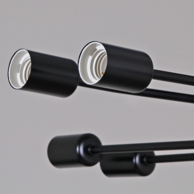 Люстра потолочная S290800/8 BK E27 