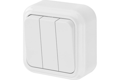 Выключатель 3кл. Пралеска Bylectrika ОУ бел.