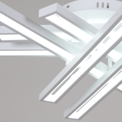Люстра светодиодная S258227/6 WT LED с пультом 312W(24960lm) 710*710мм