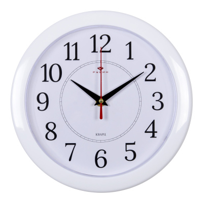 Часы 21 век 2323 пластик (23*23) d=23см