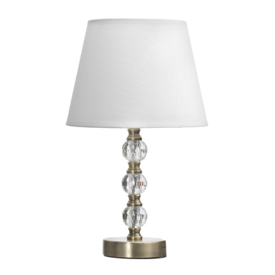 Настольный светильник "Буллае" Е27 бронза 22,5*22,5*37,5