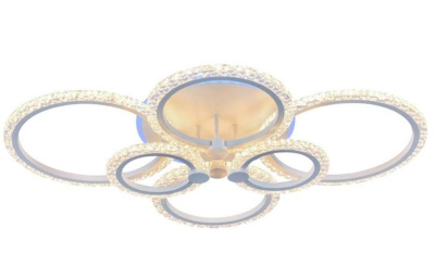 Люстра светодиодная S228879-3+3 WH LED 108W диам.540 мм