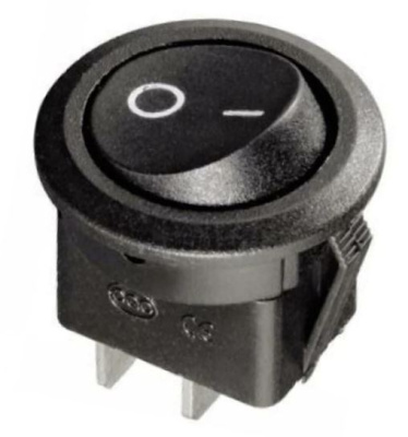 Rexant выкл.клавишный кругл. 6A 250V