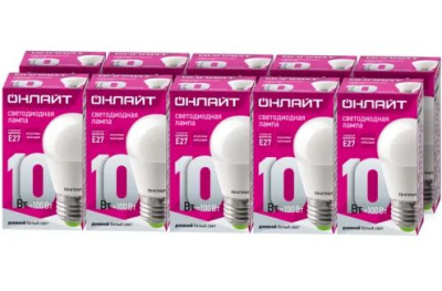 Лампа св/д ОНЛАЙТ шар 10Вт E27 6K дневной свет 61970 Лампа св/д ОНЛАЙТ шар 10Вт E27 6K дневной свет 61970
