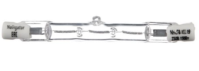 Лампа галогеновая линейная j78 150вт 220v