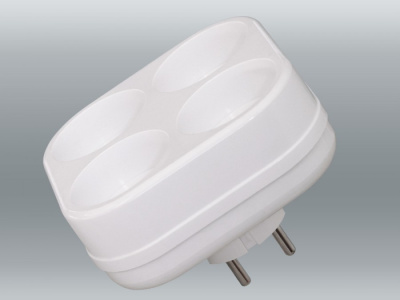 Разветвитель электрический 4Т TOKER 6А